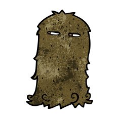 Cartoon Hairy Monster N40