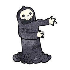 cartoon spooky ghoul N29