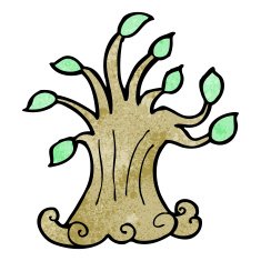 Cartoon Tree N251