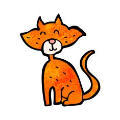 Cartoon Cat N377