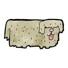 cartoon big dog N13