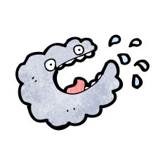 cartoon cloud N120