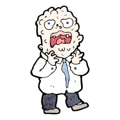 cartoon mutating man N3