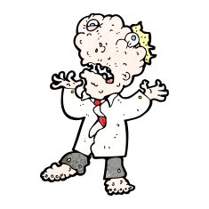 cartoon mutating man N4
