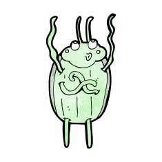 cartoon bug N104