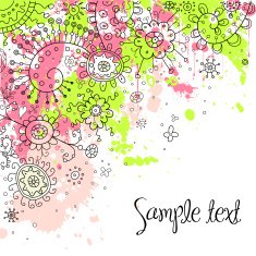 Flower doodle N401