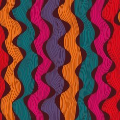 Seamless abstract hand-drawn waves N6