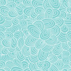Seamless wave hand-drawn pattern N54