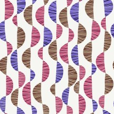 Seamless colorful wavy pattern