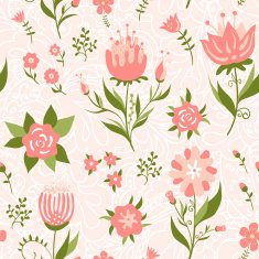 Seamless Floral Pattern N104
