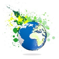 hand drawn the earth