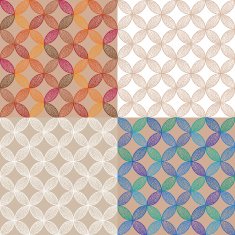Doodle pattern set