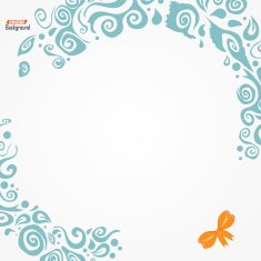 Abstract hand-drawn pattern waves background N4