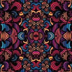 Hand drawn seamless pattern N44