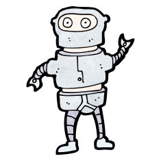 Cartoon Robot N436