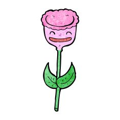 Cartoon Tulip Flower N6