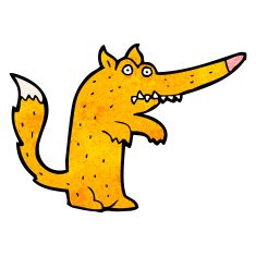Cartoon Fox N190