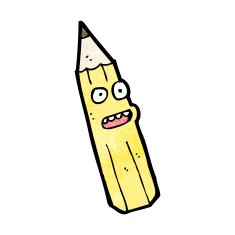 Cartoon Pencil N122