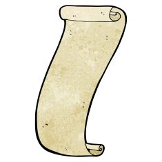 Cartoon Scroll N19