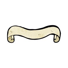 scroll banner cartoon N8