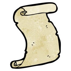Cartoon Scroll N20