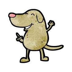 Cartoon Dog N130