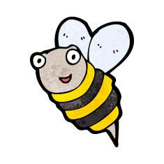Cartoon Bee N175