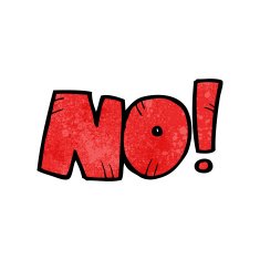 cartoon comic book no shout N2