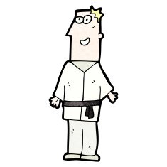 cartoon karate expert N10