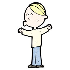 cartoon impressed man N3
