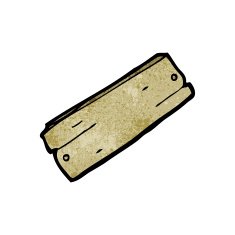 cartoon plank of wood N2