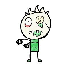 Cartoon Zombie N28