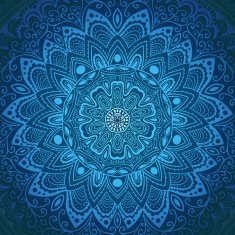 Blue Doodle Background