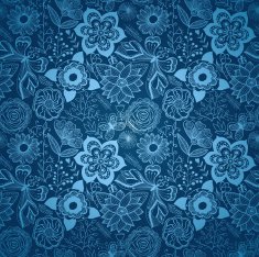 Floral doodle background N4