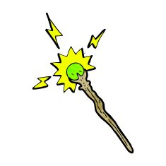 Cartoon Magic Staff N5