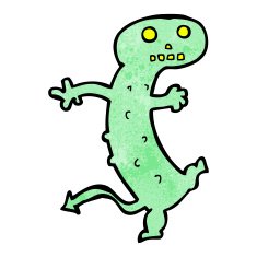 cartoon weird monster N9