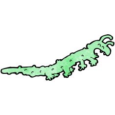 cartoon weird monster N12