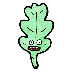 Cartoon Leaf N128