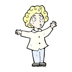 cartoon man with curly hair N2