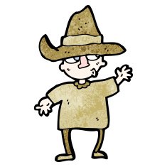 Cartoon Peasant N6