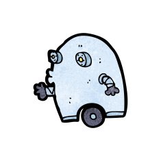Cartoon Robot N438