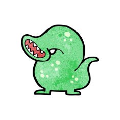 cartoon giant leech N3