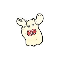 Spooky Cartoon Ghost N15