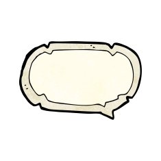 Cartoon Speech Bubble N27
