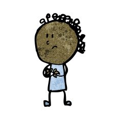 cartoon wringing hands N2