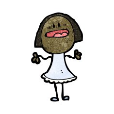 cartoon complaining woman N3