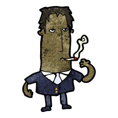cartoon smoking man N4