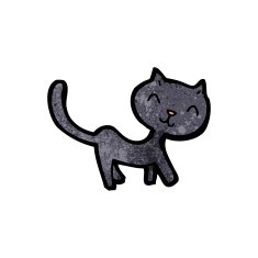 Black Cat Cartoon N29