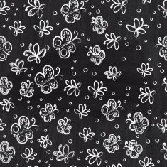 Chalkboard seamless butterfly pattern N2