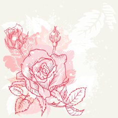 Doodle Rose Element
